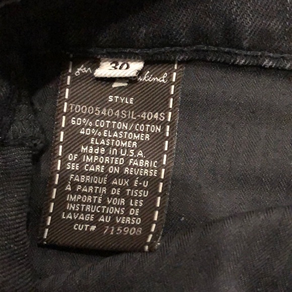 Black 7 for all mankind jeans size 30 - Picture 9 of 11